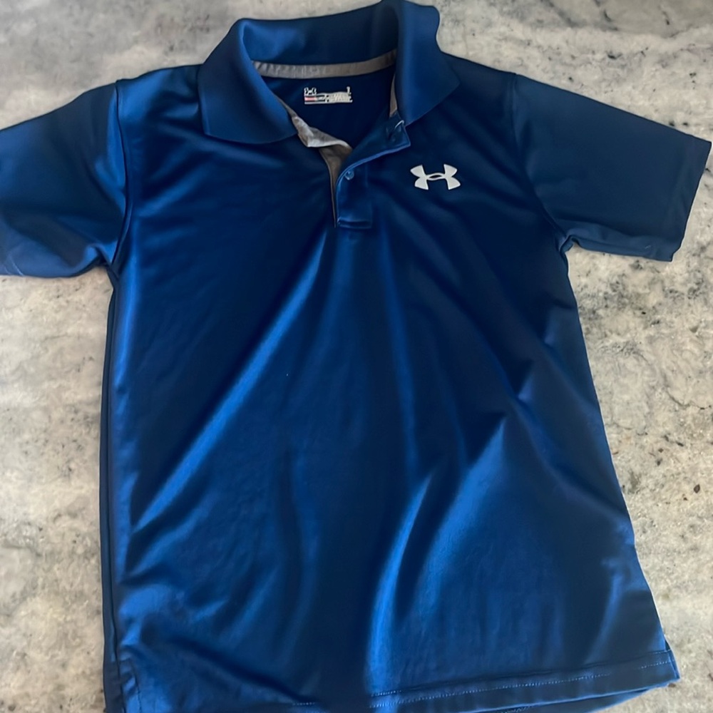 UNDER ARMOUR SIZE 7 BOYS POLO